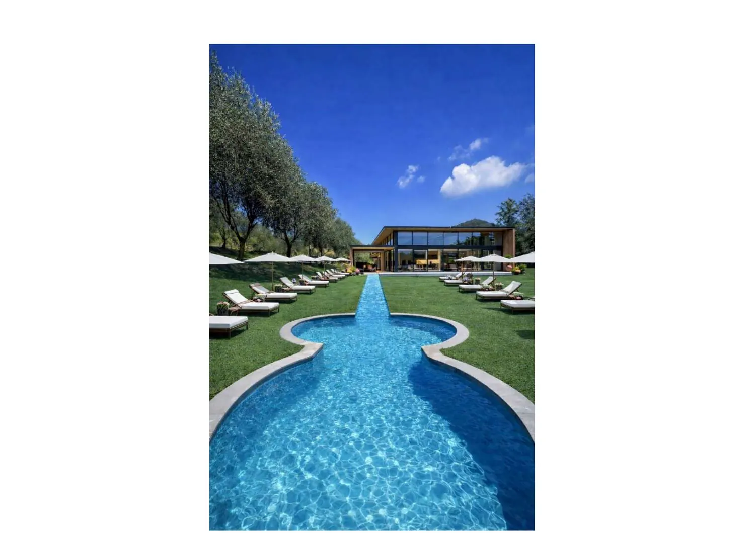 SPA dal PDF area benessere: piscina naturale esterna e solarium
